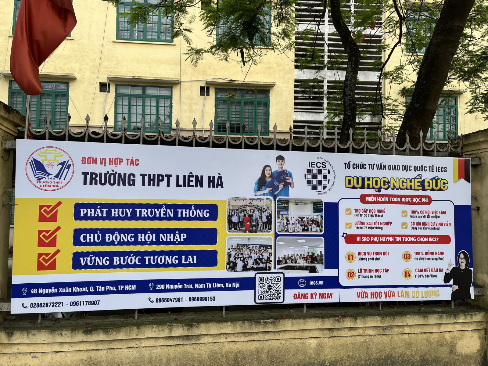 Làm biển hiệu quảng cáo cho các trường học tại Đông Anh – Mê Linh – Sóc Sơn 